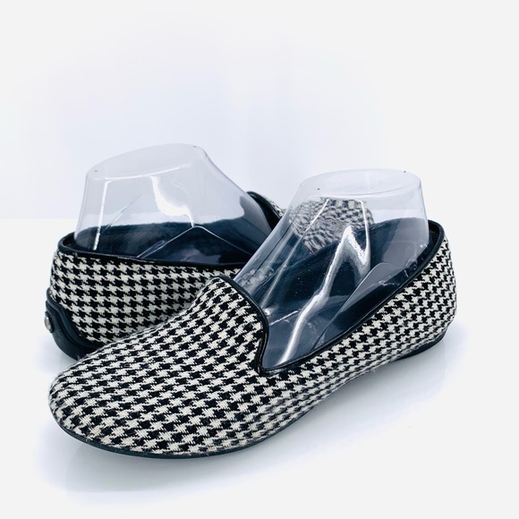 Pluggz Shoes Pluggz Dido Black White Houndstooth Grounding Shoes